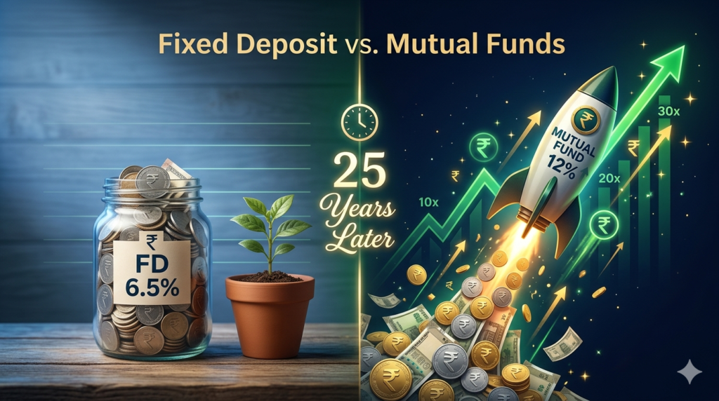 FD vs Mutual Funds: The 25-Year Data Will Shock You oy23e5oy23e5oy23